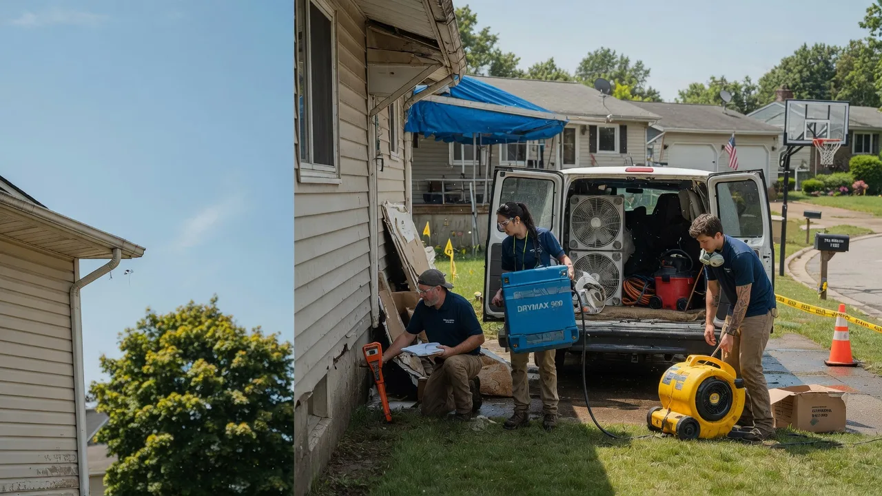 Ceiling Leak Cleanup in Cardington, OH near me